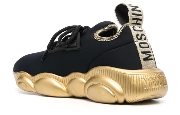 MOSCHINO Wear-Resistant Low-Top Sports Casual Shoes Women's Black 6