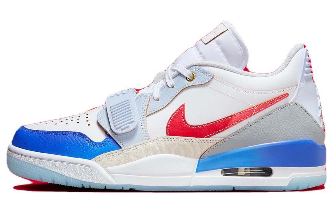 Jordan Legacy 312 Low 'White Game Royal University Red' 2