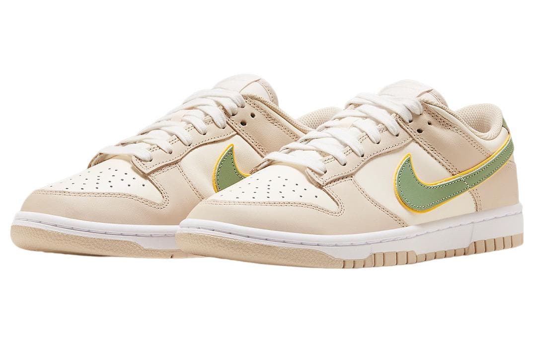 Nike Dunk Low Pale Ivory Oil Green Women's 5