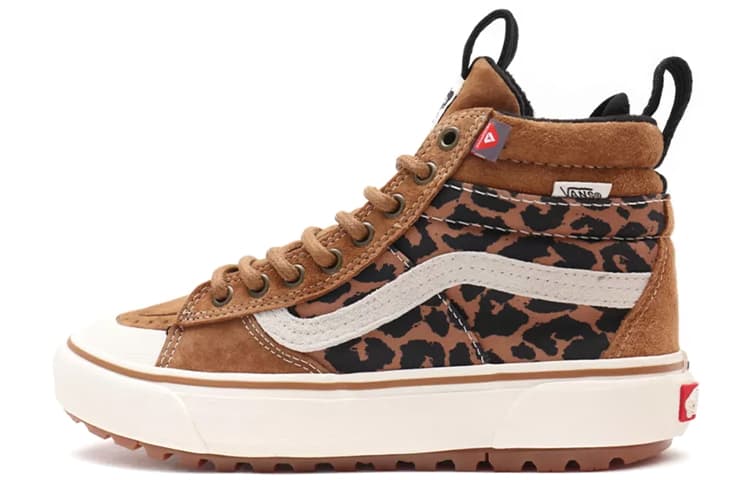 Vans Unisex SK8 Hi MTE 2 High Top Sneakers Brown Leopard 'Brown Black White' 2