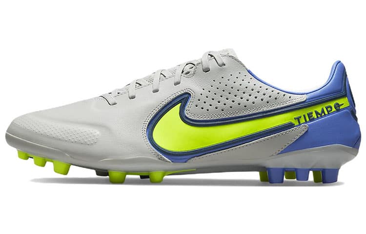 Nike Unisex Legend 9 Pro AG Soccer Shoes Grey/Yellow 2