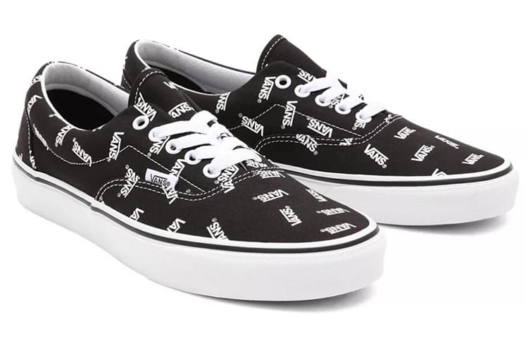 Vans Era 'Allover Logo Black White' 6