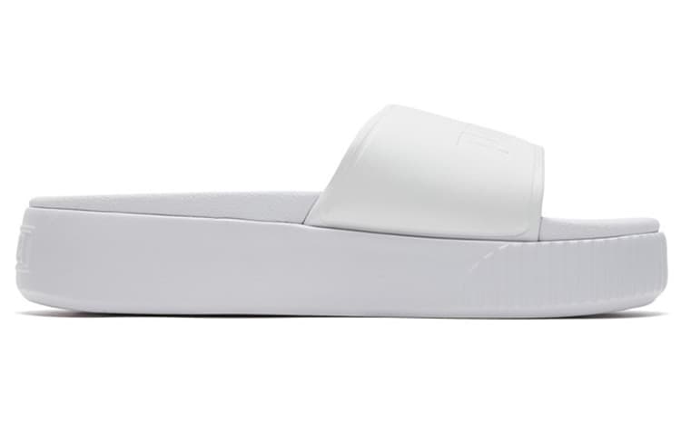 PUMA Platform Bold Slipper White Women's 4