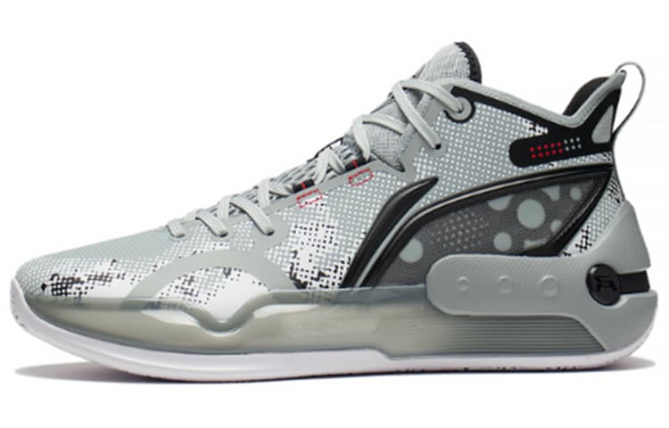 LiNing YuShuai 16 Cushioning Anti-Slip Wear-Resistant Breathability Low-Top BOOM Technology Brick Gray