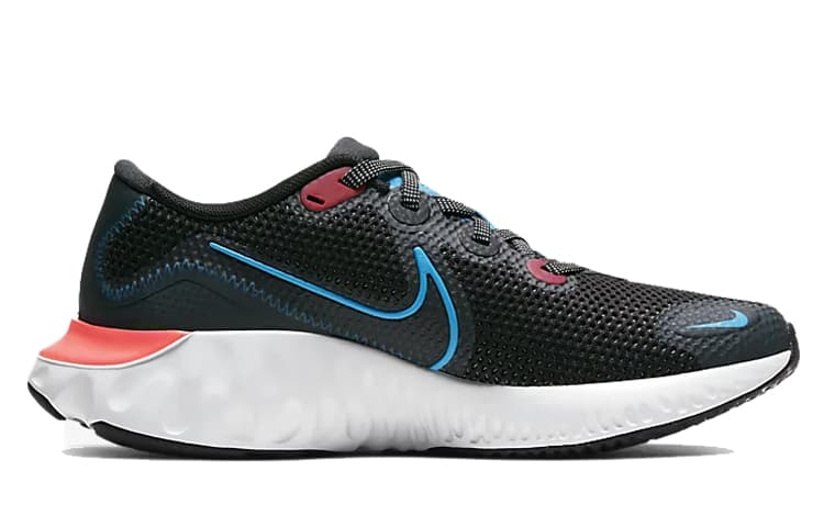 Nike Renew Run Black Laser Blue GS 4
