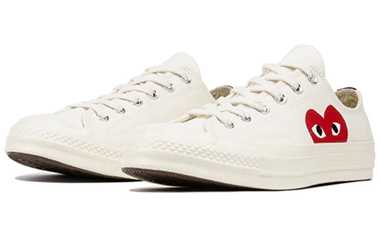 Chuck 70 Comme Des Garçons Play X Converse Low 'Milk' 5