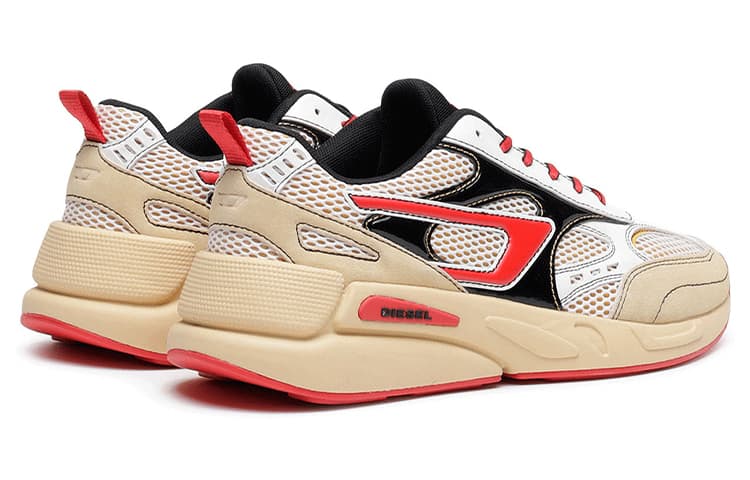 DIESEL Low-Top Sports Lifestyle Casual Shoes Men's Ecru 4