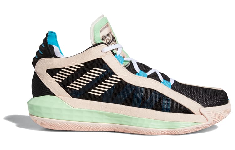 Adidas Dame 6 Black Pink Mint 3
