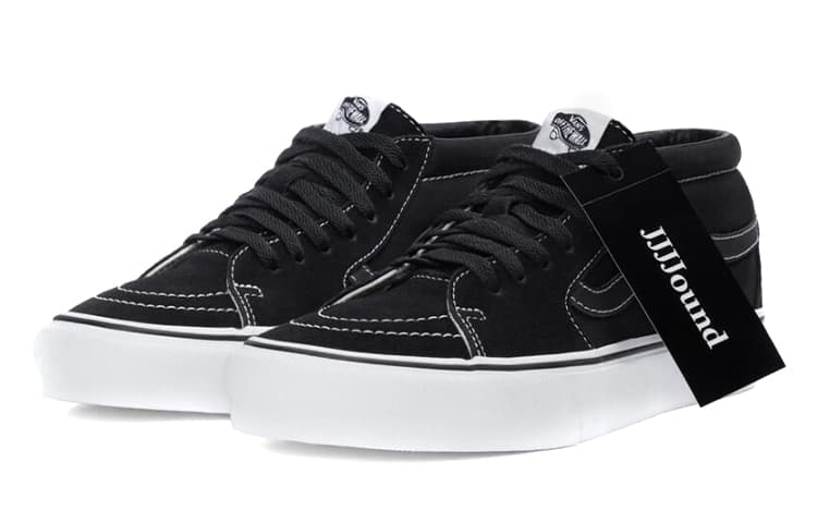 Sk8 JJJJound X Vans Mid Vlt Lx 'Black' 4
