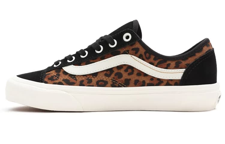 Vans Suede Leopard Style 36 Deconstructions Sf Shoes Brown 2