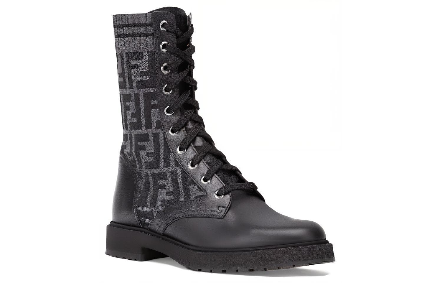 FENDI FF Rockoko Biker Boot 'Black' 5