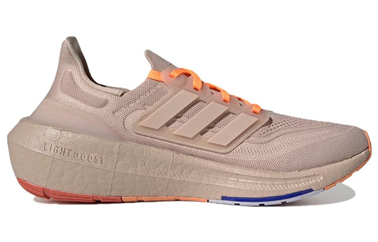 Adidas Ultra Boost Light Wonder Taupe Solar Red 3