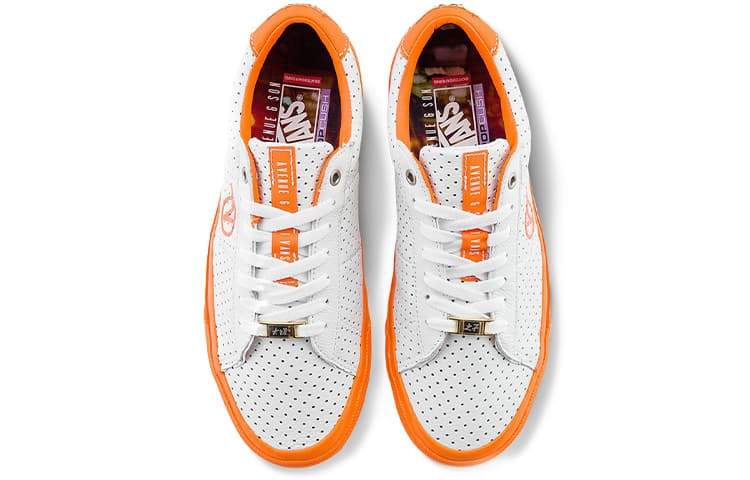 Vans Avenue&Son X Vans Skate Sid Flicks Of Fury Sneakers White/Orange 6