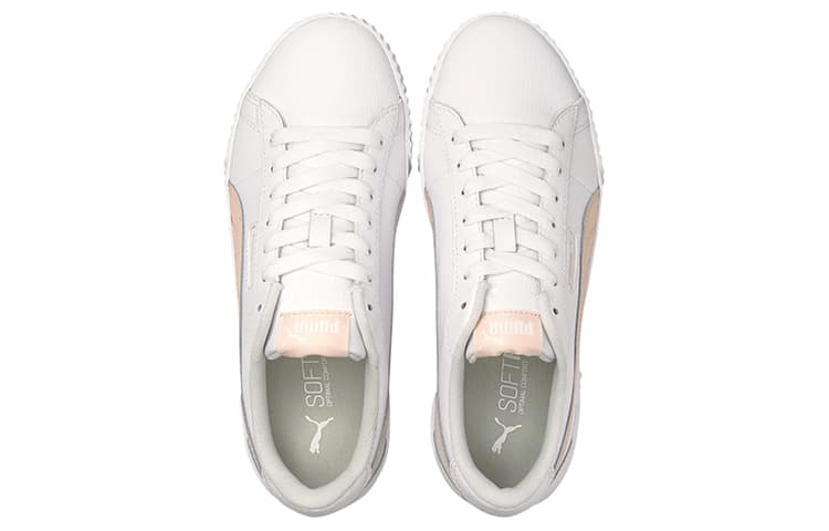 PUMA Carina Crew White/Orange Women's 5