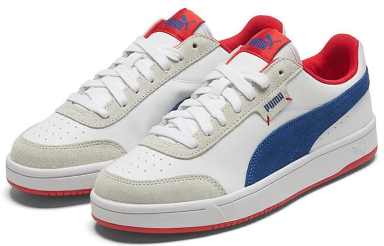 PUMA Court Legend Lo 'White Blue Red' 5