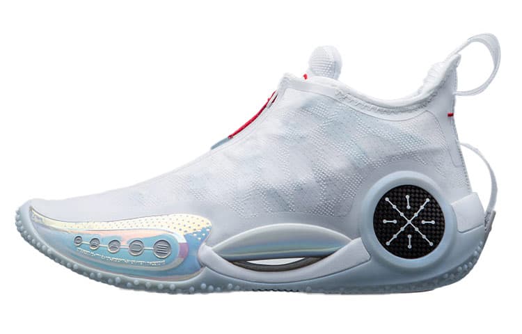 LiNing Way Of Wade 9 '305' Cushioning Anti-Slip And Wear-Resistant Low-Top Basketball Shoes Pure White 2
