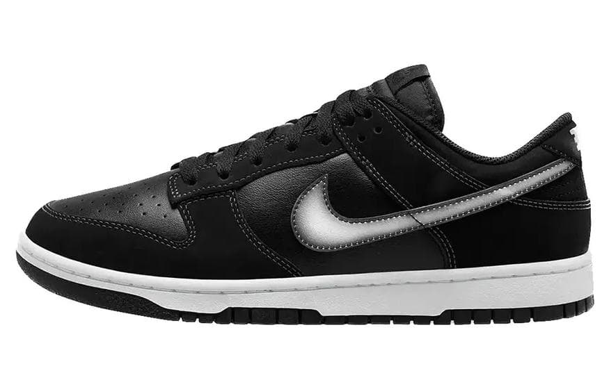 Nike Dunk Low Airbrush Swoosh Black 2