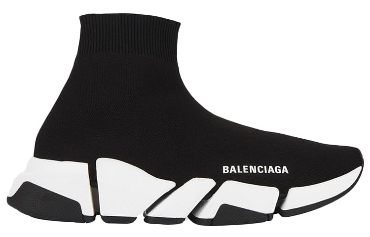 Balenciaga Women's Speed 2.0 Sneaker 'Black White' 4