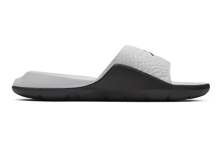 Jordan Hydro 7 V2 Kids' Slippers Black Gray Teenagers 3