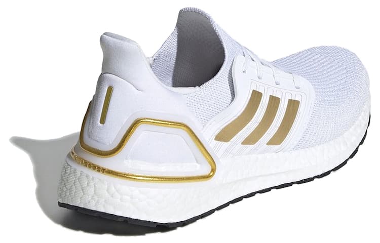 Adidas Ultra Boost 20 Cloud White Gold Metallic Women's 6