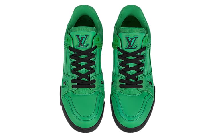 LOUIS VUITTON Trainers 'Green With Black' 5