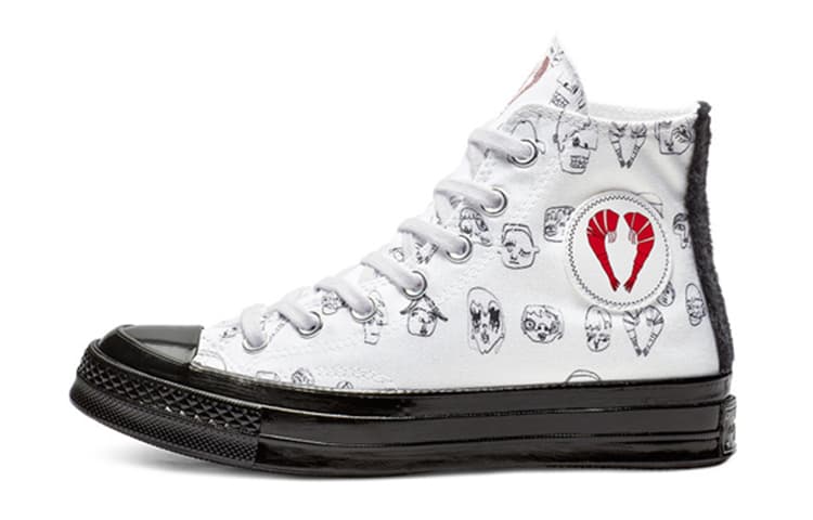 Chuck 70 Shrimps X Women's Converse High 'White Black' 2