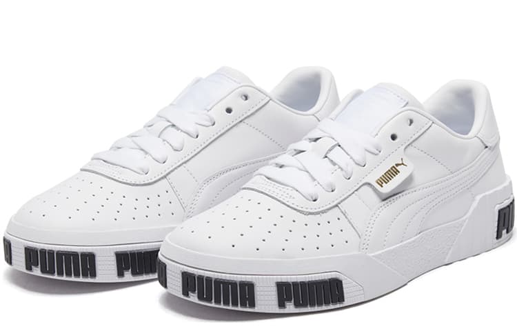 PUMA Cali Bold 'White Metallic Gold' Women's 6