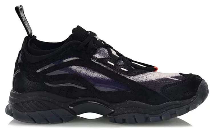 LiNing Casual Shoes Men Low-Top Black/White 4