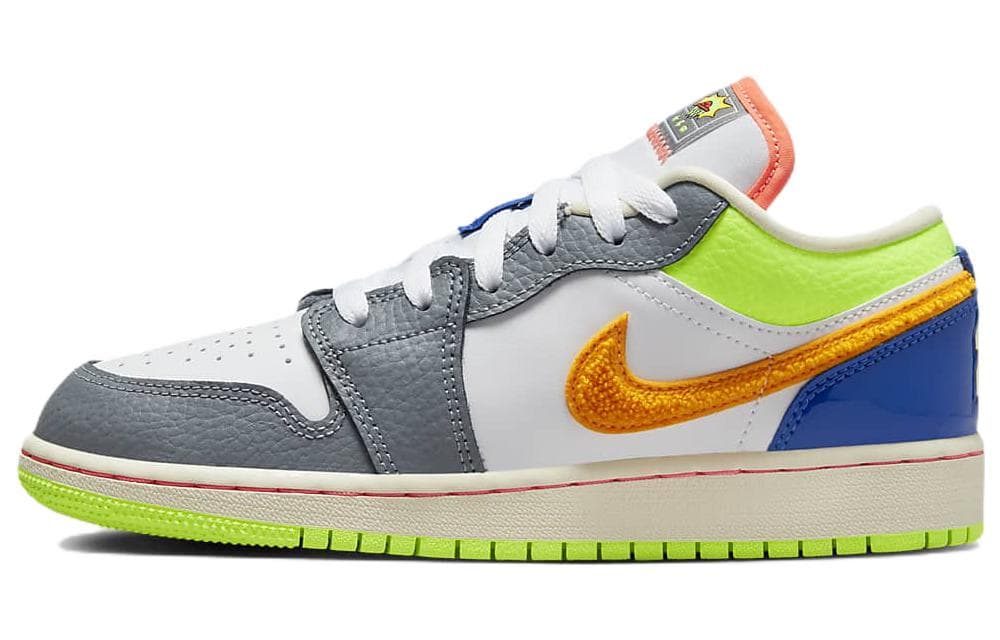 Nike Air Jordan 1 Low Gs Aj1 Junior Kids Women's Casual Lifestyle Shoes