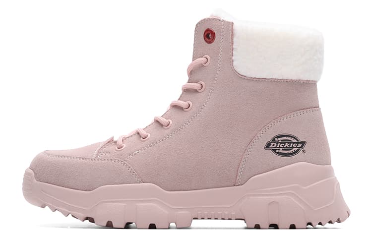Dickies Martin Boots Women's Pink 2