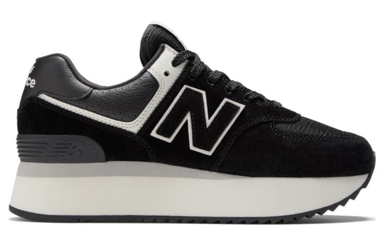 New Balance Women's 574+ 'Black White' Women's 3
