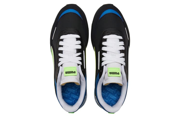 PUMA City Rider 'Electric Black Green Glare' 6