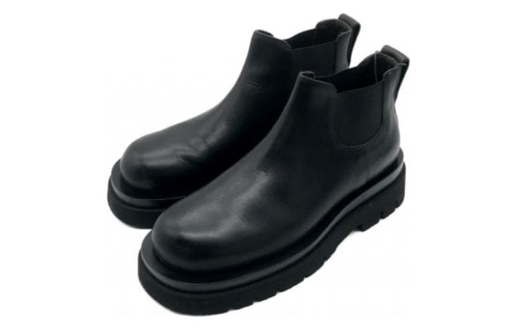 Bottega Veneta Lug Chelsea Ankle Length Chelsea Boots Women's Black 5
