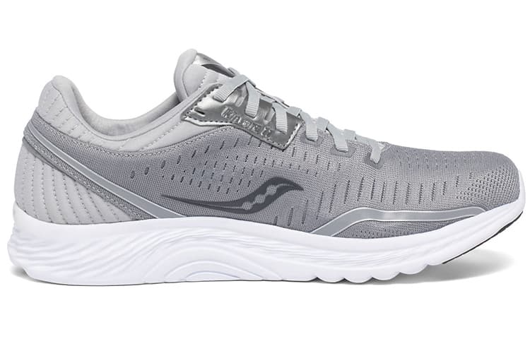 Saucony KINVARA 11 Cushioned Low-Top Running Shoes Men's Charcoal 4