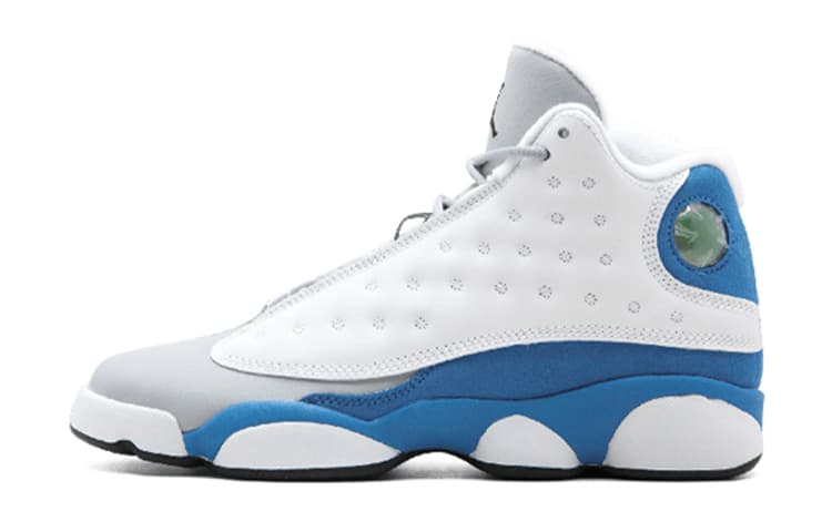 Jordan 13 Retro White Italy Blue GS