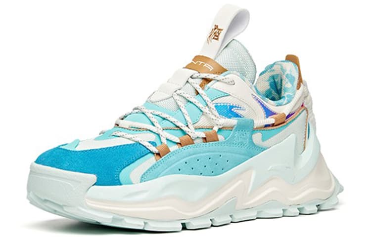 ANTA Hot Chunky Sneakers Men Low-Top Blue White 6