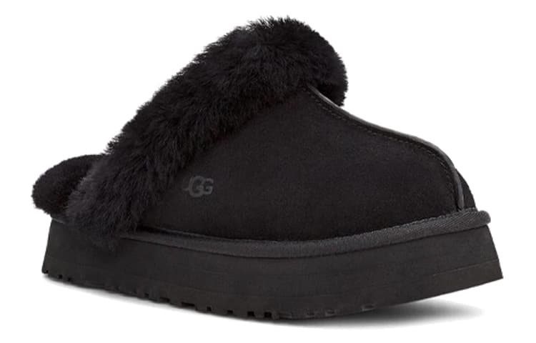UGG Disquette Slipper Black Women's 6