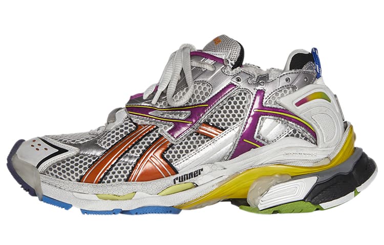 Balenciaga Runner Sneakers Grey Multi‑Color 2