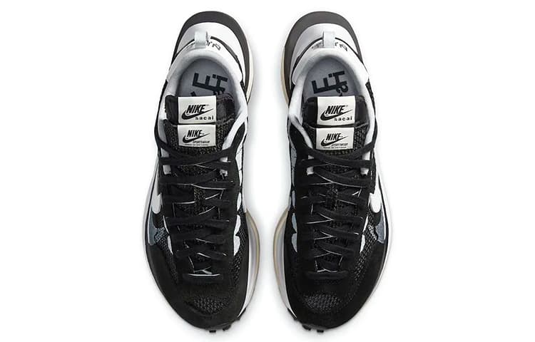 Nike Sacai X VaporWaffle 'Black White' 3