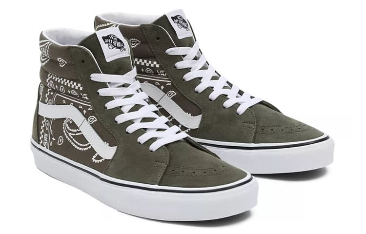 Vans SK8 HI 'Peace Paisley Grape Leaf' 5