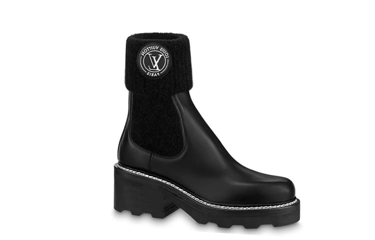 LOUIS VUITTON Lv Beaubourg Ankle Boots 'Black' Women's 4