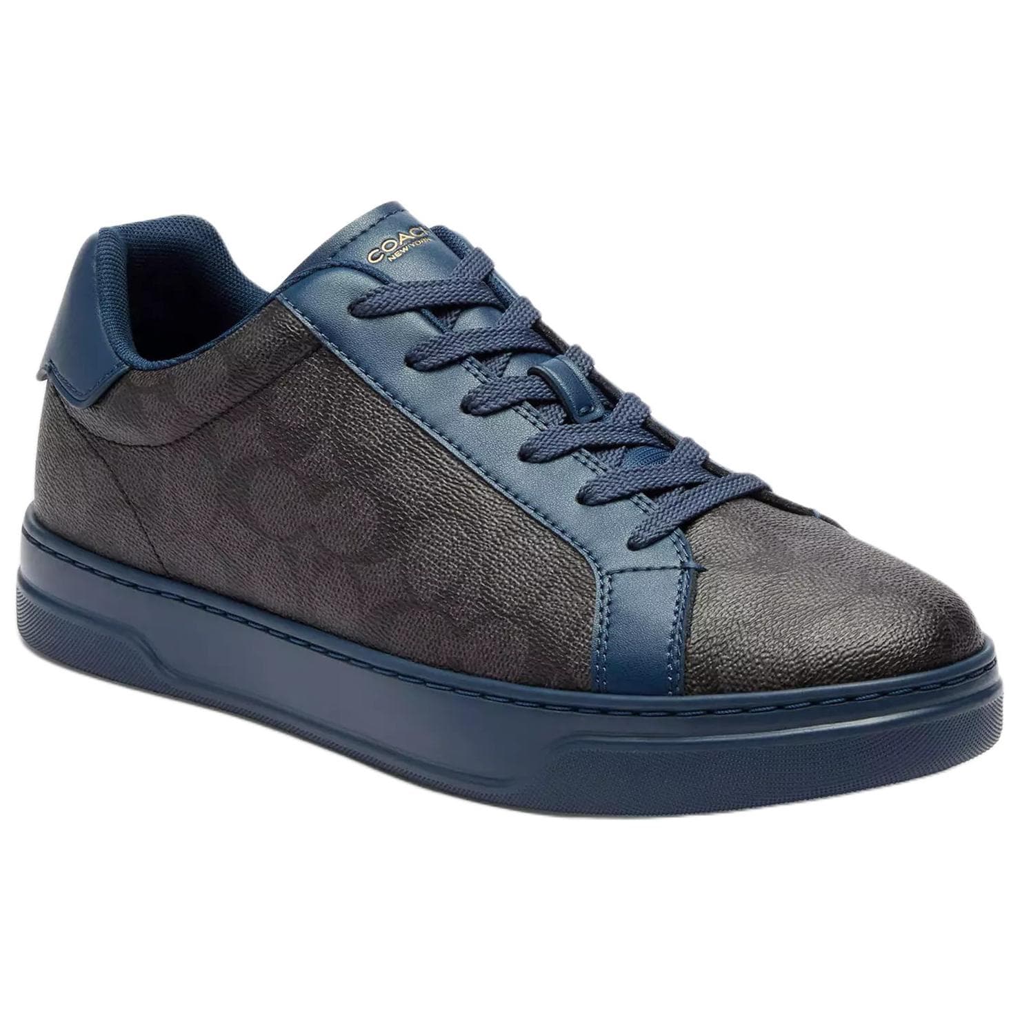 COACH Highline Low-Top Skateboard Shoes Men's Dark Blue 5