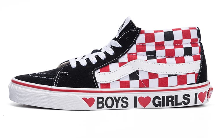 Vans Sk8 Mid 'Checkerboard I Heart' 2