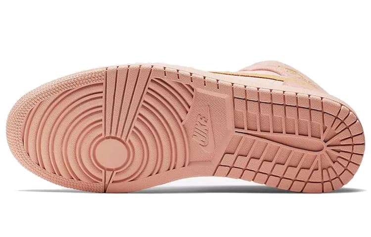 JORDAN 1 Mid Coral Gold 3