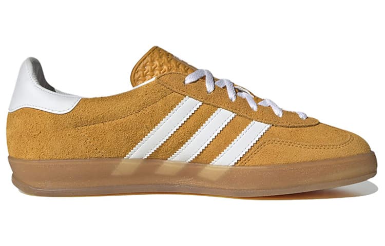 Adidas Originals Gazelle Indoor Orange Peel White Women's 3