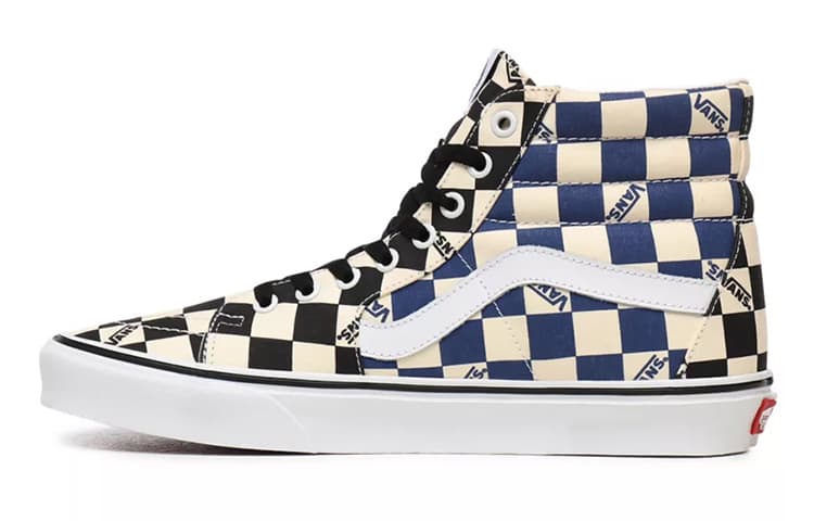 Vans Big Check SK8 HI 'Black/Navy' 2