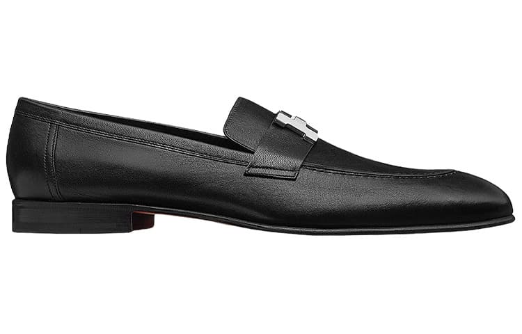 HERMES Men's Casual Shoes Men Low-Top Black 5