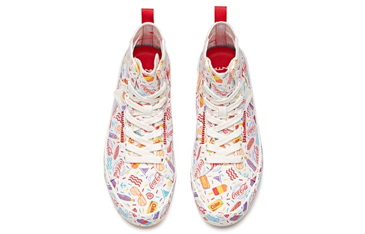 ANTA X Coca Cola Canvas 'White Multi Color' Women's 5