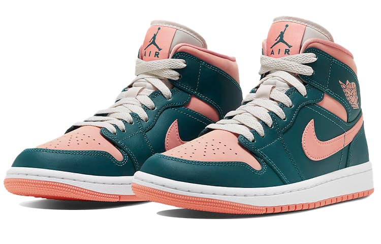 JORDAN 1 Mid Dark Teal Green Women's 6