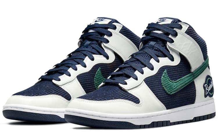 Nike Dunk High Sports Specialties White Navy 6
